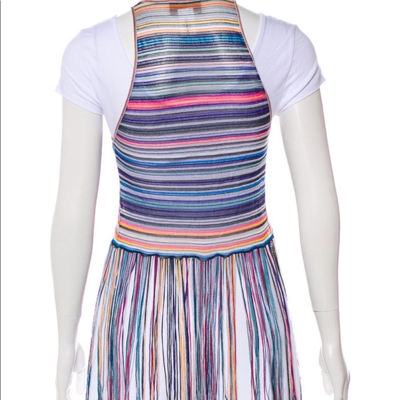 Missoni Striped Open Fringe Vest - Picture 3 of 3
